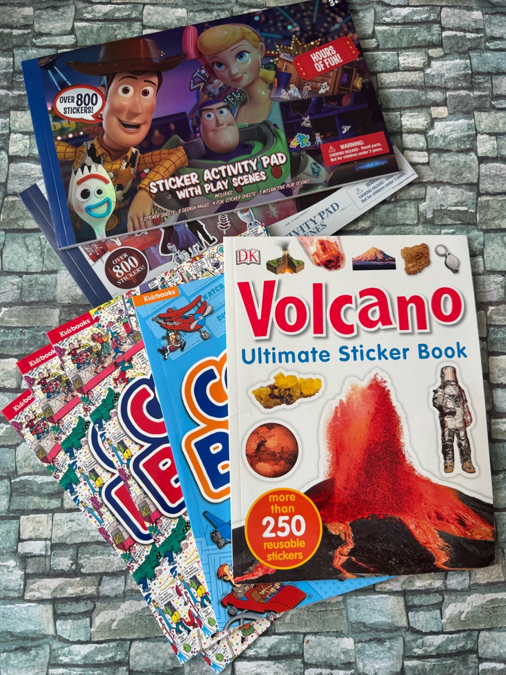 Activity and Sticker Books Lot of 7